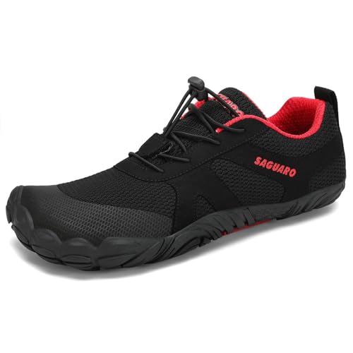 SAGUARO Sapatilhas Barefoot homem mulher sapatilhas minimalistas sapatos Barefoot calçado minimalistas sapatilhas de Trail Running Barefoot Shoes para Zero Drop sola, Gr.36-48 UE