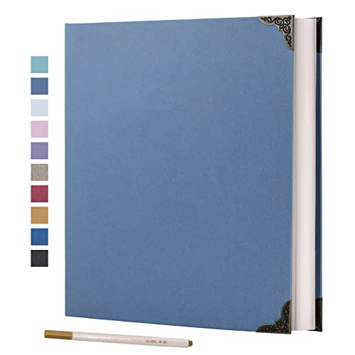 Vienrose Álbum de fotos autocolante 40 páginas capa dura com kit DIY Scrapbooking livro de recortes de papel de 3 anéis para amantes amigos crianças aniversário de casamento presente