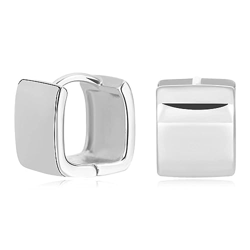 Pequenos brincos de argola grossos banhados a ouro de 14 quilates brincos Huggie delicados cartilagem brincos de argola para mulheres, banhado a ouro de 14 quilates, banhado a ouro de 14 quilates