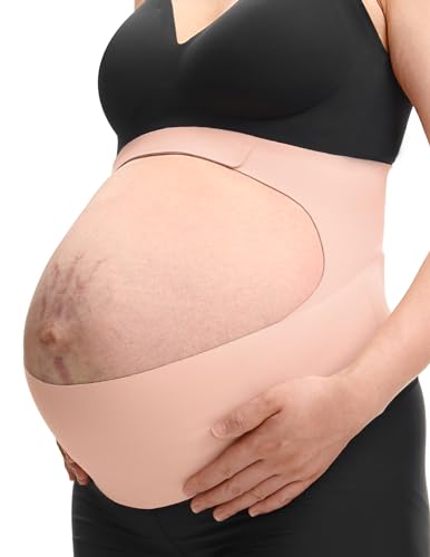 momcozy Faixa para gravidez, cinta grávida fixação CozySupport ergonomia, cinto de maternidade invisível para as costas, abdômen e cintura