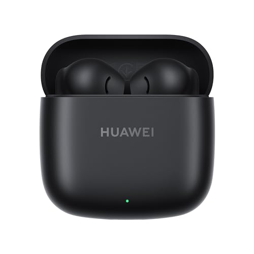 HUAWEI FreeBuds SE 2 Auriculares de bateria de 40 horas, compactos e confortáveis, proteção IP54 contra poeira e respingos, Bluetooth 5.3, som estável, iOS e Android, cerâmica preta