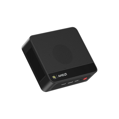 Beelink Mini PC SER5 MAX Mini computador de mesa com AMD Ryzen 7 6800H (8C/16T, até 4,7 GHz), 32G (16 G*2) LPDDR5, 500 G M.2 PCIe SSD, BT 5.2/WiFi 6/2500 Mbps LANANANANANANANANAN. HDMI/DP/DP /Tipo-C