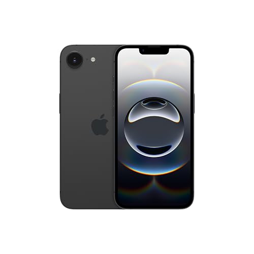 Apple iPhone 16e de 256 GB: Projetado para Apple Intelligence, chip A18, autonomia raudal, câmara de fusão de 48 Mpx, ecrã super Retina XDR de 6,1 polegadas - preto