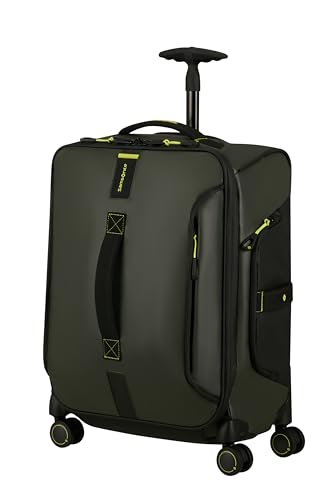 Samsonite Paradiver Light - Spinner S, mala de mão, Verde selvático, S, Spinner desportivo S com rodas