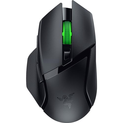 Razer Basilisk V3 X HyperSpeed - Mouse da gioco Wireless personalizzabile (forma ergonómica com 9 controlli personalizzabili, HyperSpeed Wireless, Bluetooth, sensor ótico avançado 5G 18K) Nero