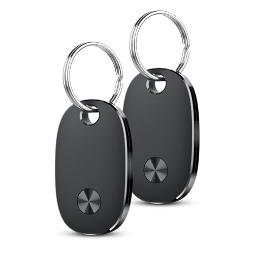 Air Tag Smart Tracker 2 Pack, localizador de objetos Bluetooth funciona com a pesquisa da Apple (apenas iOS, Android não funciona) IP67 impermeável, bateria substituível, localizador para chaves