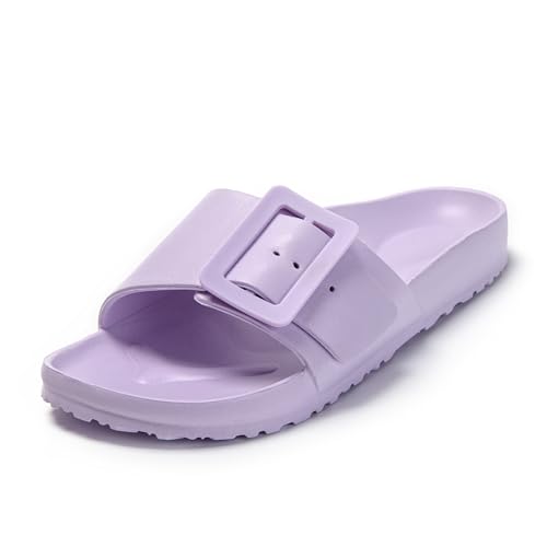 JOMIX Chinelos mulher fivela chinelos anatómicos mulher praia piscina mulher mar duche casa de banho
