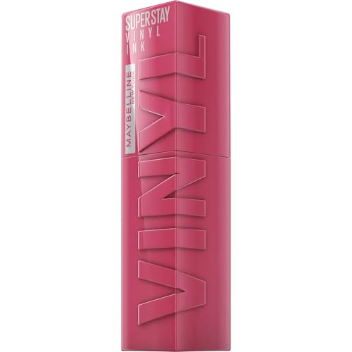 Maybelline New York Superstay Vinyl Ink, batom, efeito vinil, vinil fixo, longa duração, tom 20 Coy