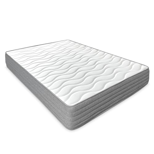 Duérmete Online - Colchão 180 x 200 viscoelástico frito com rosto inverno / verão, ergonómico, conforto e dureza ideais, higiene e respirável, espessura de 21 cm