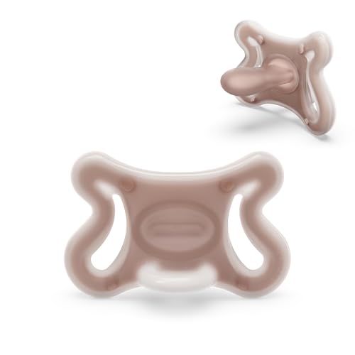 Suavinex, SX Pro Chupeta recém-nascido, zero com cetina fisiológica para bebés 0 a 6 meses, hipoalergénico, adequado para peles sensíveis, silicone Skin-Friendly, respeita a amamentação, Deep