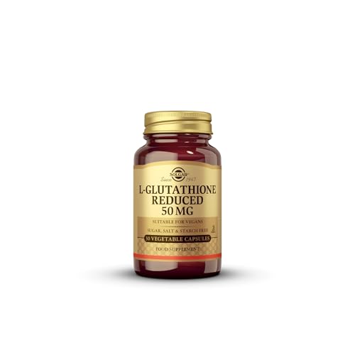 SOLGAR L-glutationa reduzida cápsulas vegetais de 50 mg - embalagem de 30