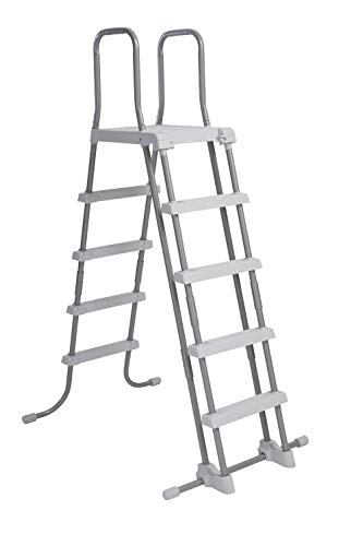 Intex Escada escolar removível (para piscinas de 52 polegadas), cinzento, 130 x 33 x 182 cm