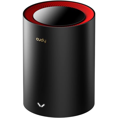 Cudy M3000 1 pacote sistema de malha Wi-Fi 6 para toda a casa, 2,5 G WAN, rede de tronco Ethernet, ideal para 1 Gig+ internet, Wireguard, OpenVPN
