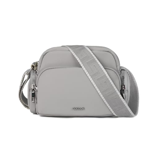Gladdon bolsa de ombro para mulheres, bolsa pequena, bolsa de desporto leve e impermeável para meninas, multi-sacos com alça larga e fecho de correr...