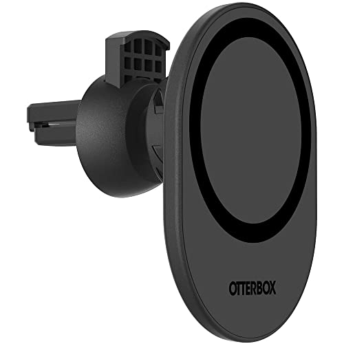 Otterbox Suporte para ventilador de carro para MagSafe, forte alinhamento e fixação com MagSafe, fácil ajustável e design seguro, compatível com iPhone, preto