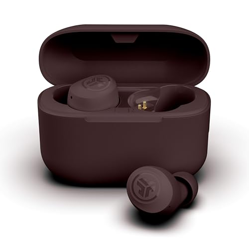 JLab Go Air Pop Auriculares sem fios Bluetooth, Wireless Earbuds 35 horas desempenho com caixa de carregamento - Auriculares Bluetooth sem fios com microfone, Dual Connect, App, Tone 4975