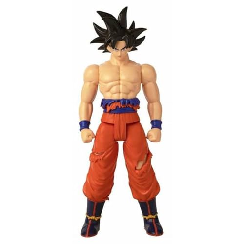 BANDAI - Dragon Ball Super Limit Breaker Series figura de ação Goku ultra instinto 30 cm - 36749 multicolorido, figuras articuladas colecionáveis, ideal para fãs de anime.