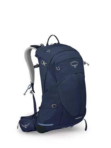 Osprey Stratos/Sirrus Mochilas de senderismo - Nylon de alta tenacidad - Panel trasero Airspeed - Transpirabilidad premium - Cubierta para lluvia incluida - Materiales aprobados por Bluesign