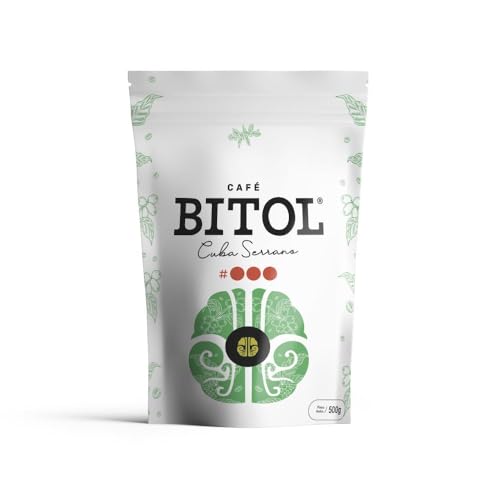 Café especial em grão cuba serrano 100% árabe BITOL #3 - de altura sabor chocolate jasmim baunilha torrada natural corpo sedoso baixa azia ideal para expresso cafeteira italiana ou filtrado V60