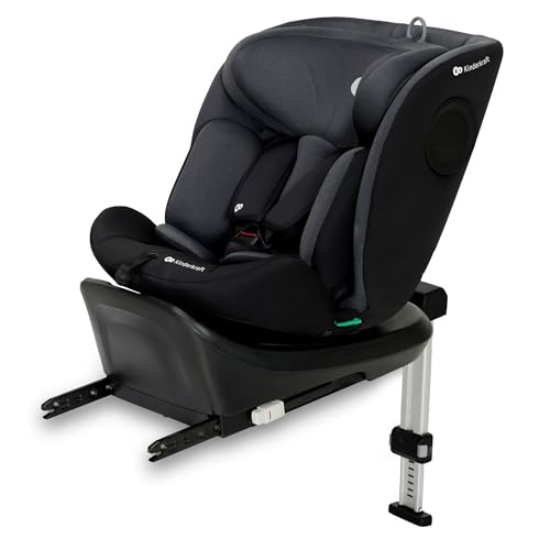 Kinderkraft I-360 Cadeira de carro, I-SIZE 40-150 cm, Isofix, cadeira carro de bebé, para crianças, ajustável, cadeira, RWF, FWF, universal para carro, assento de carro, 360º, grupo 0+/1/2/3, 0-36 kg,