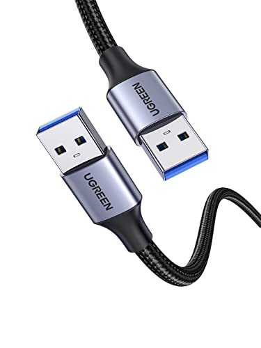 UGREEN Cabo USB 3.0 para tipo A macho conexão de alta velocidade 5 Gbps para computador, portátil, disco rígido SDD, base do frigorífico, DVD, webcam, câmaras, modems, 3 m
