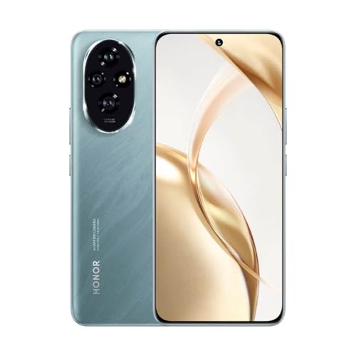 HONOR 200 Smartphone 5G - ROM 512GB, Bateria 5200 mAh, Snapdragon 7s Gen 3, Câmara tripla 50 MP, Tela 6,7'', Dual SIM, NFC, MagicOS 8.0/Android 14 - verde