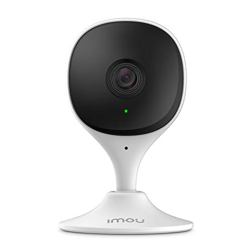 Imou Câmara de vigilância WiFi interior com detecção de movimento humano, câmara IP WiFi 1080P, visão noturna, ideal para monitorizar bebés e animais de estimação cães, compatível com Alexa