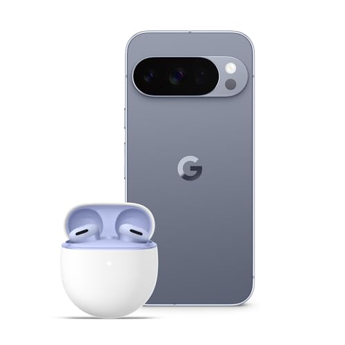 Google Pixel 10 Pro - Smartphone Android livre com Gemini, sistema de câmara traseira tripla, bateria de mais de 24 horas e ecrã super atual de 6,3" - pedra da lua, 128 GB + Buds 2A