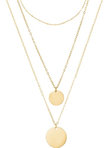 BONNYBIRD® Conjunto de colar premium BonnySydney: Colar mulher de aço inoxidável em prata, ouro e ouro rosa, 100% impermeável e ecológico