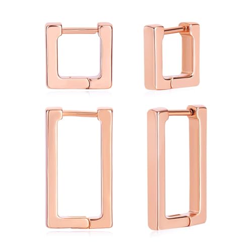 Pequenos brincos de argola grossos banhados a ouro de 14 quilates brincos Huggie delicados cartilagem brincos de argola para mulheres, banhado a ouro de 14 quilates