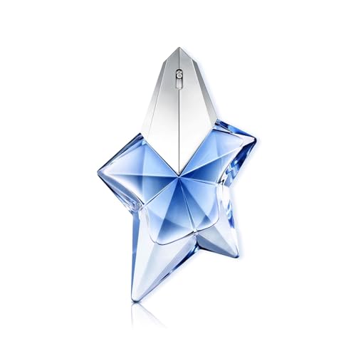 MUGLER Angel, Eau de Parfum, perfume para mulher, aroma Gourmand com notas de âmbar, fragrância fascinante, recarregável