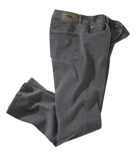 ATLAS FOR MEN - Calças de ganga regulares para homem - corte reto - Disponível em tamanhos grandes