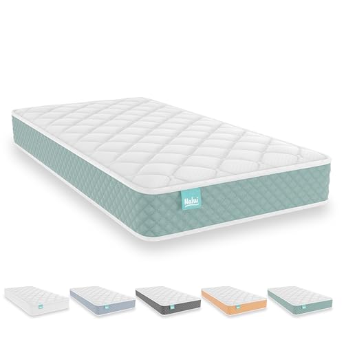 Nalui - Colchão de berço viscoelástico 120 x 60 cm Baby One núcleo HR Adapt Foam, tecido 3D respirável e tecido Strech hipoalergénico, certificado Oeko-Tex® | Feito em Espanha. Altura ± 12 cm,