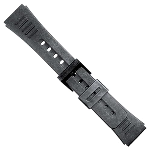 diloy Pulseira de relógio compatível com Casio CMD 40, DBC-30 DBC-40 borracha resina 22 mm Ref 388P1