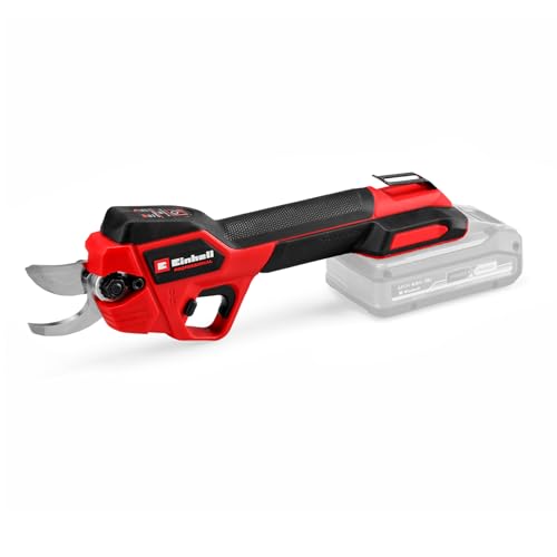 Einhell Professional Tesouras de podar com bateria GP-LS 18/28 Li BL-Solo Power X-Change (18 V, capacidade de corte ajustável, ramos até 28 mm, lâminas de derivação, clipe de cinto, sem bateria)