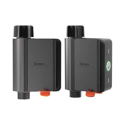 SONOFF Programador de rega automático, temporizador de rega pour jardim, rega programada e relacionada, controlo remoto, fácil instalação, requer Zigbee 3.0 Hub, compatível com Alexa, Google Home 2