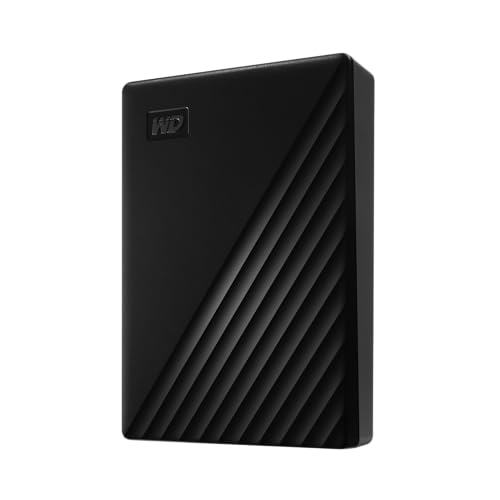 WD 6TB My Passport, HDD portátil, disco rígido externo, USB 3.0, com software para gestão de dispositivos, cópia de segurança e proteção de senhas. Funciona com PC, Xbox e Playstation, preto