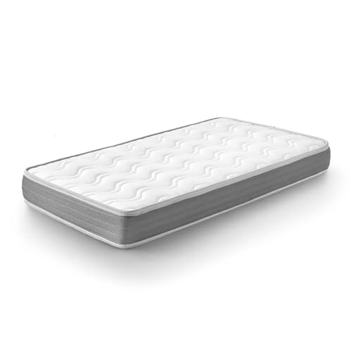 KUO Baby Baloo Plus Colchão de berço | Colchão em duas etapas | máxima respirabilidade e adaptabilidade, 115 x 55 cm, viscoelástico Innogel perfilado, certificado Oeko-Tex Standard 100