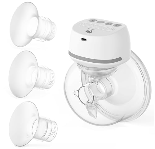 Bellaby Bellaby Black, mãos livres, baixo ruído, extrator de leite vem com flanges de 24 mm, 4 modos e 6 níveis de sucção, 1 unidade, cinzento, EU8042