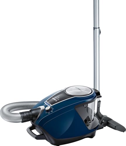 Bosch Casa BGS7RCL Relaxx Ultimate aspirador sem bolsa, extremamente silencioso 68 decibéis, 700 W, 3 litros, azul, azul