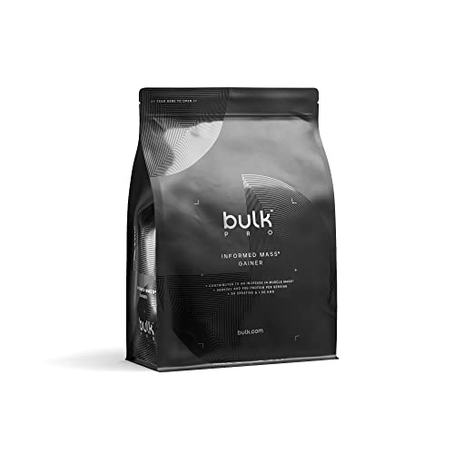 Bulk Informed Mass Gainer, produto para ganhar massa muscular, batimento de proteína de soro de leite, gelado de baunilha, 3 kg, 20 doses