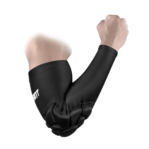 EULANT Cotoveleiras flexíveis, acolchoado grosso mangas para braços de basquetebol, proteções cotovelo para futebol sala guarda-redes voleibol basquetebol dança boxe MMA MTB patinagem artificial