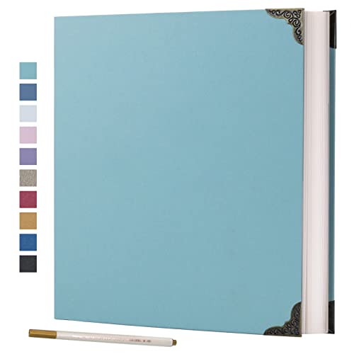 Vienrose Álbum de fotos autocolante 40 páginas capa dura com kit DIY Scrapbooking livro de recortes de papel de 3 anéis para amantes amigos crianças aniversário de casamento presente