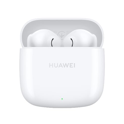 HUAWEI FreeBuds SE 2 Auriculares de bateria de 40 horas, compactos e confortáveis, proteção IP54 contra poeira e respingos, Bluetooth 5.3, som estável, iOS e Android, Ceramic White