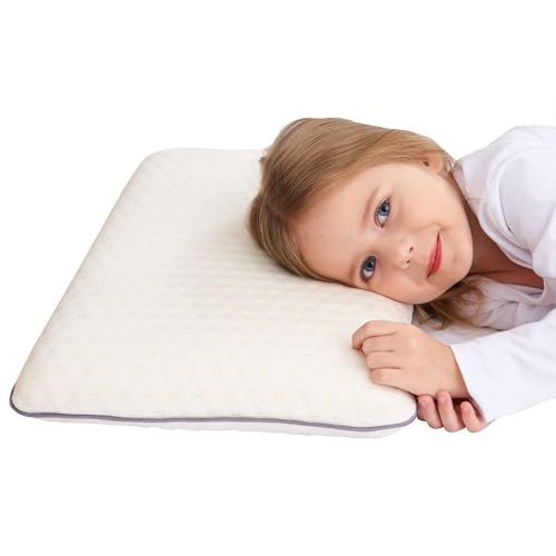 SIKAINI Almofada infantil almofada infantil com espuma viscoelástica almofada hipoalergénica almofada para crianças (3-8 anos)