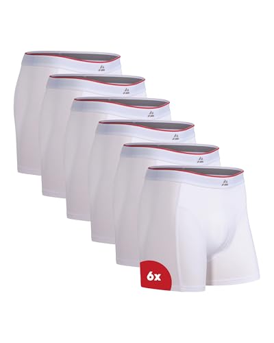 DANISH ENDURANCE Cuecas homem boxer de bambu, com ou sem bolso, macias e elásticas, 6 pacotes - boxers para homem, roupa interior
