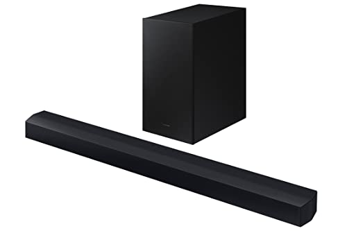 Samsung Barra de som HW-C430/ZF - subwoofer sem fios incluído, Dolby Digital 2.1, modo jogo, Bluetooth 4.2 Power On e One Remote Control