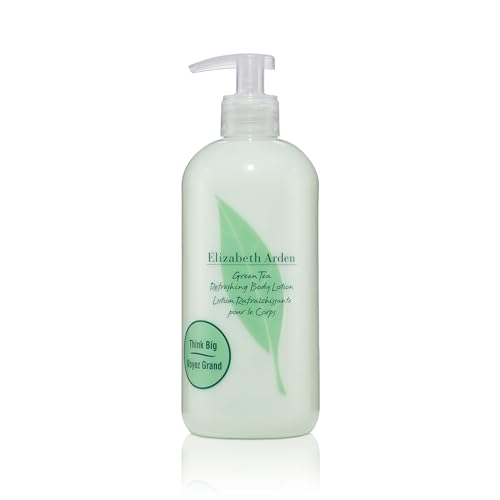 Elizabeth Arden - Chá verde, loção corporal refrescante, com fragrância de extrato de chá verde, restauração e hidratante, energiza os sentidos, pele de seda e suave - 500 ml