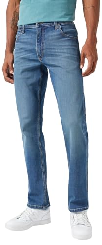 Wrangler Calças de ganga para homem Action Comfort Regular Fit, Regular Straight Fit, Regular Leg