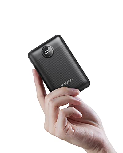 VEGER 20000 mAh Bateria externa Power Bank - bateria portátil com carregamento rápido 22,5 W QC3.0, USB-C entrada e saída para iPhone, Android, tablets e muito mais